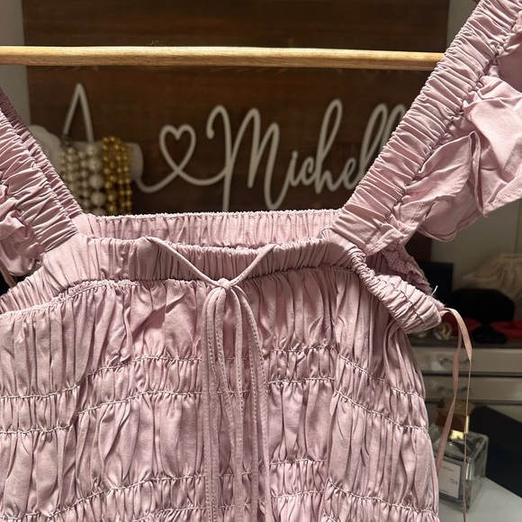 Deluc Pink Ruffled Women's Top - Picture 6 of 6